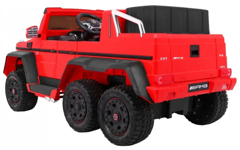 Mercedes G63 6x6 Auto Na Akumulator, Crveni 5