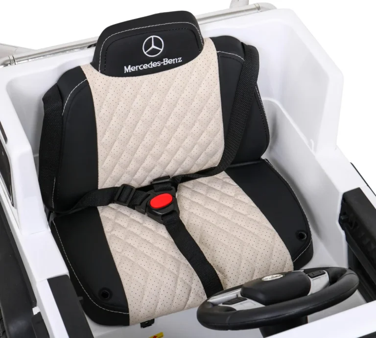 Mercedes G63 Amg Automobil Na Baterije Bijeli + Daljinski Upravljač + 6 Eva Kotača + Spori, Bijela 12