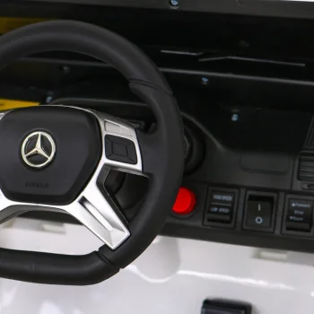 Mercedes G63 Amg Automobil Na Baterije Bijeli + Daljinski Upravljač + 6 Eva Kotača + Spori, Bijela 9