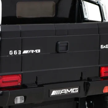 Mercedes G63 Amg Automobil Na Baterije Crni + Daljinski Upravljač + 6 Eva Kotača + Spori, Crna 12
