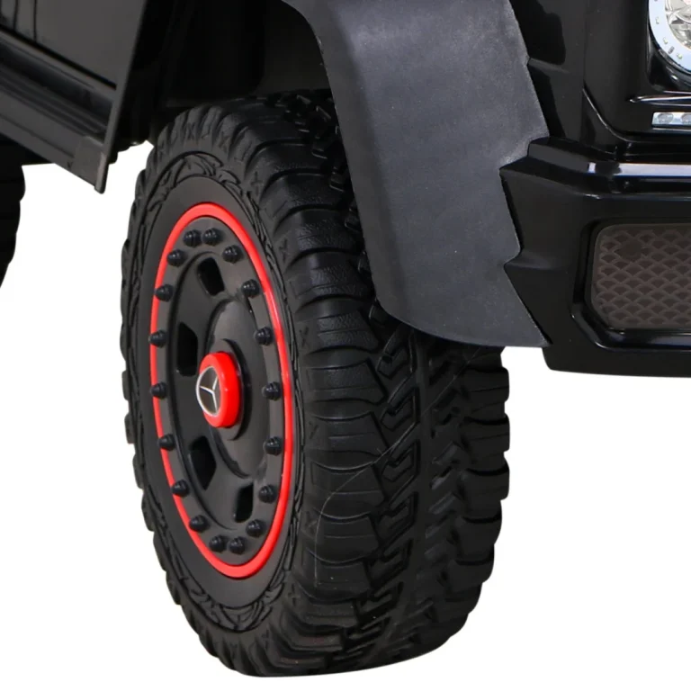 Mercedes G63 Amg Automobil Na Baterije Crni + Daljinski Upravljač + 6 Eva Kotača + Spori, Crna 13