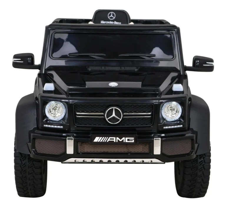 Mercedes G63 Amg Automobil Na Baterije Crni + Daljinski Upravljač + 6 Eva Kotača + Spori, Crna 3