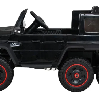 Mercedes G63 Amg Automobil Na Baterije Crni + Daljinski Upravljač + 6 Eva Kotača + Spori, Crna 4