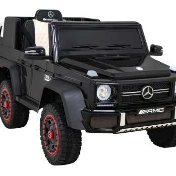 Mercedes G63 Amg Automobil Na Baterije Crni + Daljinski Upravljač + 6 Eva Kotača + Spori, Crna 9