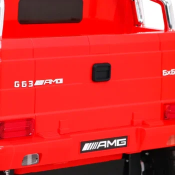 Mercedes G63 Amg Automobil Na Baterije, Crveni + Daljinski Upravljač + 6 Eva Kotača + Spori, Crvena 14