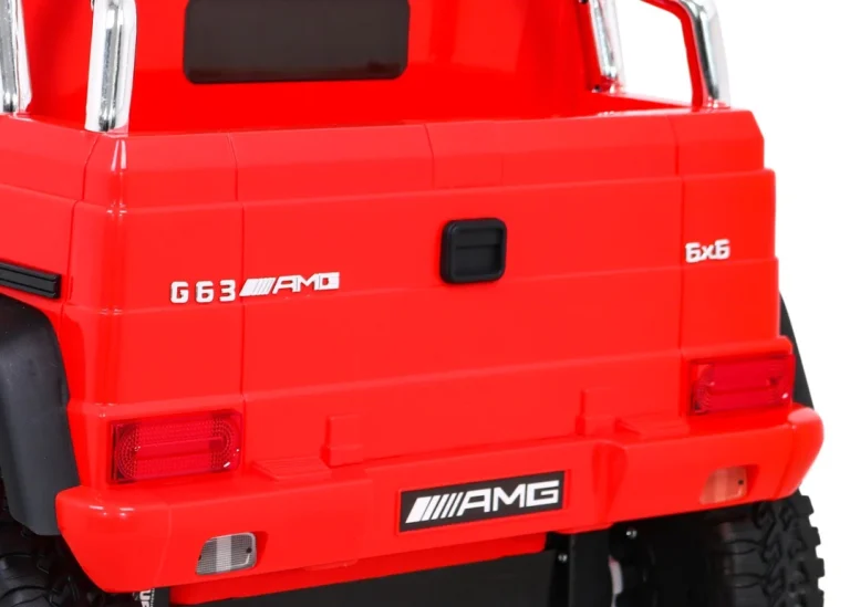 Mercedes G63 Amg Automobil Na Baterije, Crveni + Daljinski Upravljač + 6 Eva Kotača + Spori, Crvena 14