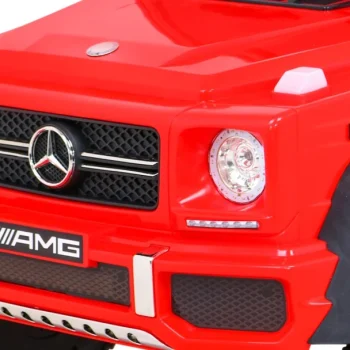 Mercedes G63 Amg Automobil Na Baterije, Crveni + Daljinski Upravljač + 6 Eva Kotača + Spori, Crvena 15
