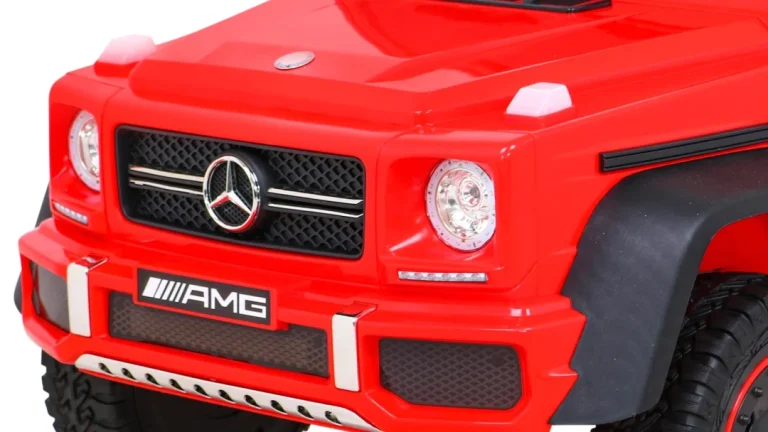 Mercedes G63 Amg Automobil Na Baterije, Crveni + Daljinski Upravljač + 6 Eva Kotača + Spori, Crvena 15
