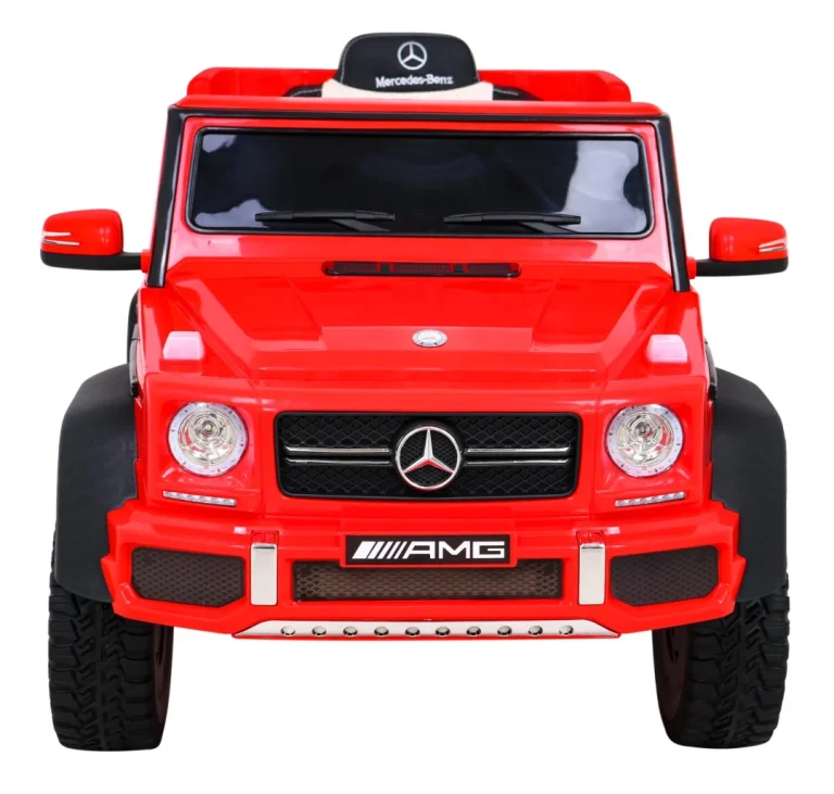 Mercedes G63 Amg Automobil Na Baterije, Crveni + Daljinski Upravljač + 6 Eva Kotača + Spori, Crvena 3