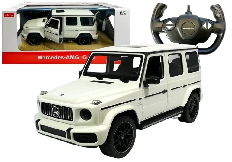 Mercedes G63 Rastar Terenski Automobil Na Daljinsko Upravljanje, Bijeli 1:14 1