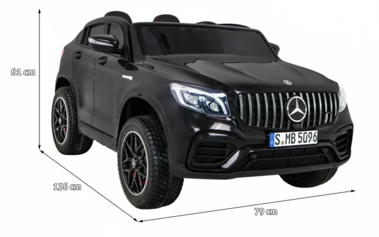 Mercedes Glc 63s Crni Suv Za Djecu + 4x4 Pogon, Crna 2