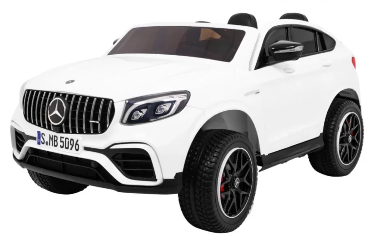 Mercedes Glc 63s Dječji Automobil Bijeli Suv + 4x4 Pogon, Bijela 1