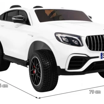 Mercedes Glc 63s Dječji Automobil Bijeli Suv + 4x4 Pogon, Bijela 2