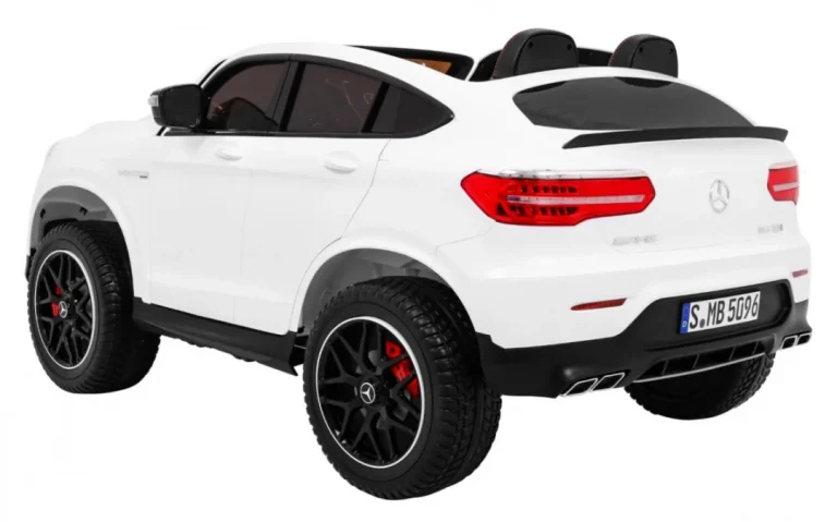 Mercedes Glc 63s Dječji Automobil Bijeli Suv + 4x4 Pogon, Bijela 5