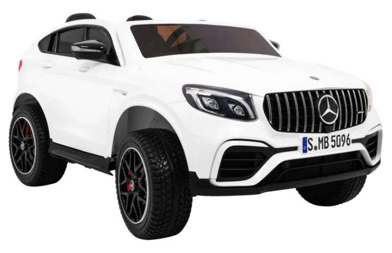 Mercedes Glc 63s Dječji Automobil Bijeli Suv + 4x4 Pogon, Bijela 7