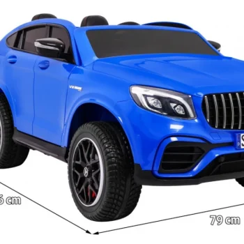 Mercedes Glc 63s Dječji Automobil Plavi Suv + 4x4 Pogon, Plava 2