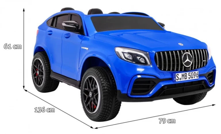 Mercedes Glc 63s Dječji Automobil Plavi Suv + 4x4 Pogon, Plava 2