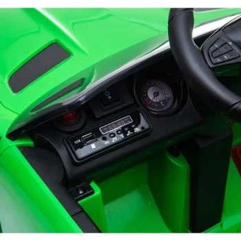 Mercedes Gtr Električni Automobil Za Vožnju Zeleni 12