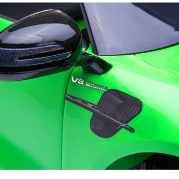 Mercedes Gtr Električni Automobil Za Vožnju Zeleni 13