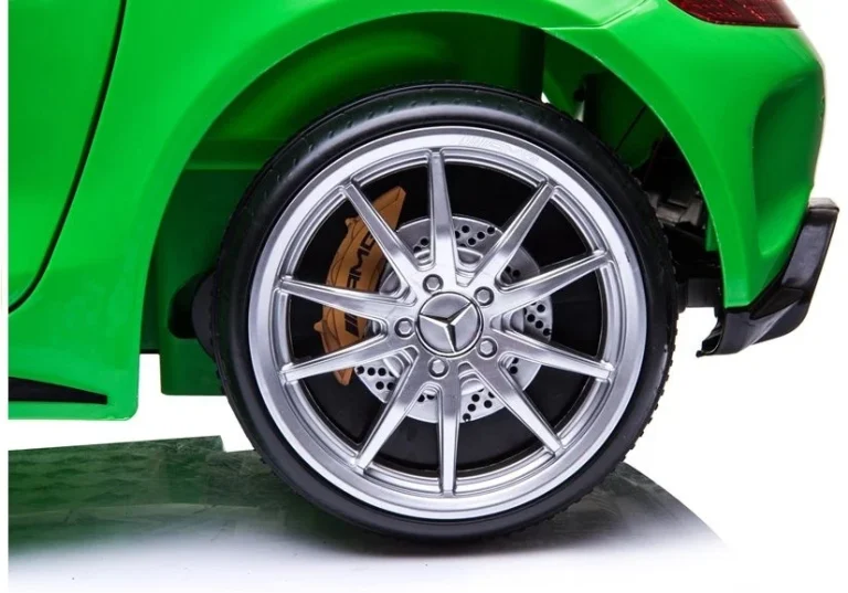 Mercedes Gtr Električni Automobil Za Vožnju Zeleni 14