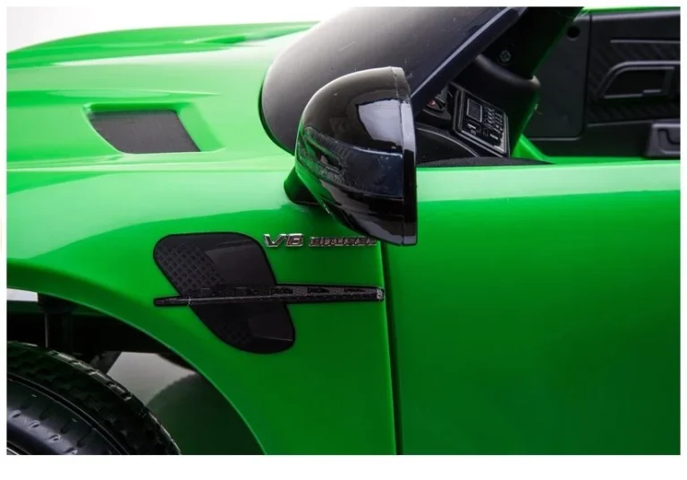 Mercedes Gtr Električni Automobil Za Vožnju Zeleni 15