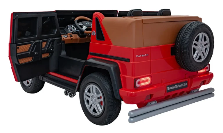 Mercedes Maybach G650 Strong Vozilo, Crveno Auto Na Akumulator 9