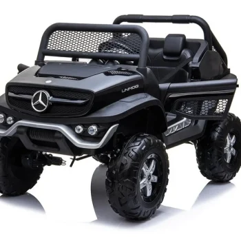 Mercedes Unimog Auto Na Akumulator, Crni, 4×4, 12v 10