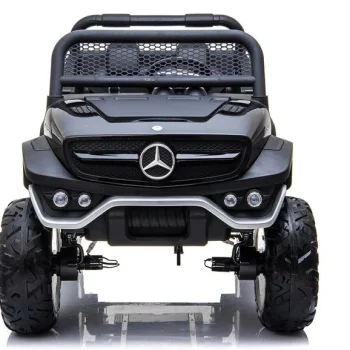 Mercedes Unimog Auto Na Akumulator, Crni, 4×4, 12v 2