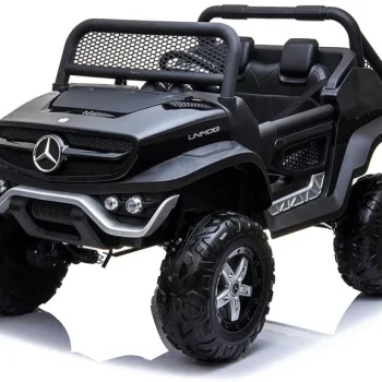 Mercedes Unimog Auto Na Akumulator, Crni, 4×4, 12v 3