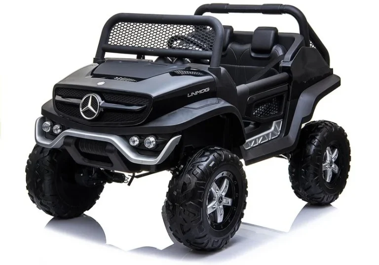 Mercedes Unimog Auto Na Akumulator, Crni, 4×4, 12v 3