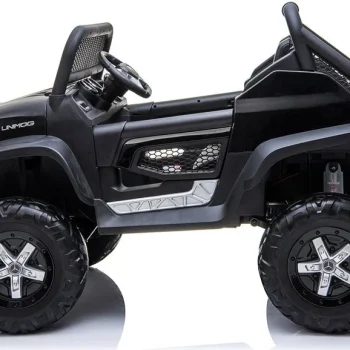 Mercedes Unimog Auto Na Akumulator, Crni, 4×4, 12v 4