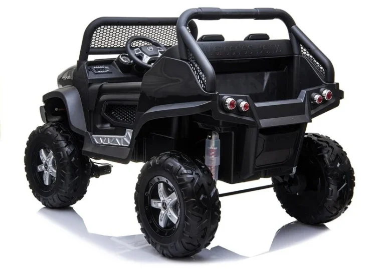 Mercedes Unimog Auto Na Akumulator, Crni, 4×4, 12v 5