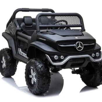 Mercedes Unimog Auto Na Akumulator, Crni, 4×4, 12v 7