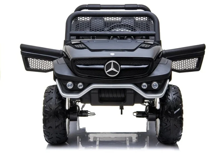 Mercedes Unimog Auto Na Akumulator, Crni, 4×4, 12v 8