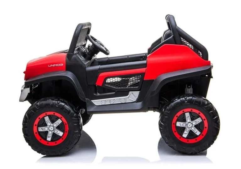 Mercedes Unimog Auto Na Akumulator, Crveni, 4×4, 12v 4