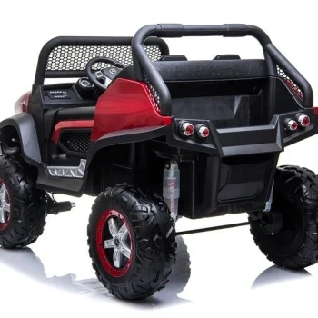 Mercedes Unimog Auto Na Akumulator, Crveni, 4×4, 12v 5