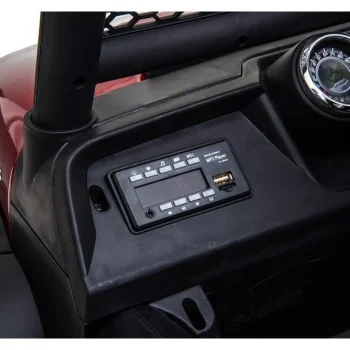 Mercedes Unimog Auto Na Akumulator, Crveni, 4×4, 12v 7