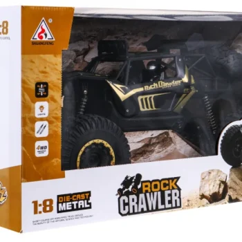 Metal Rock Cruiser Za Djecu 3+ Model Na Daljinsko Upravljanje 1:8 S Pogonom Na Sva četiri, Crna 10