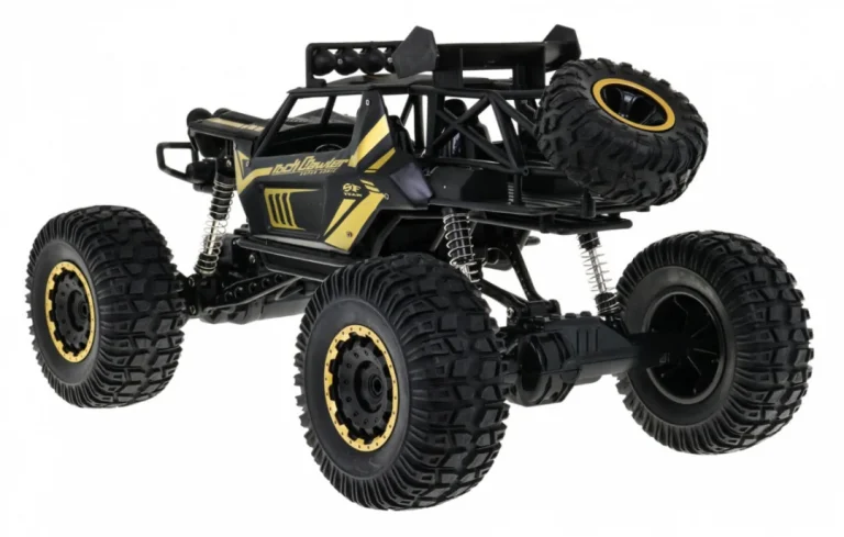 Metal Rock Cruiser Za Djecu 3+ Model Na Daljinsko Upravljanje 1:8 S Pogonom Na Sva četiri, Crna 4