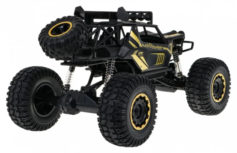 Metal Rock Cruiser Za Djecu 3+ Model Na Daljinsko Upravljanje 1:8 S Pogonom Na Sva četiri, Crna 5