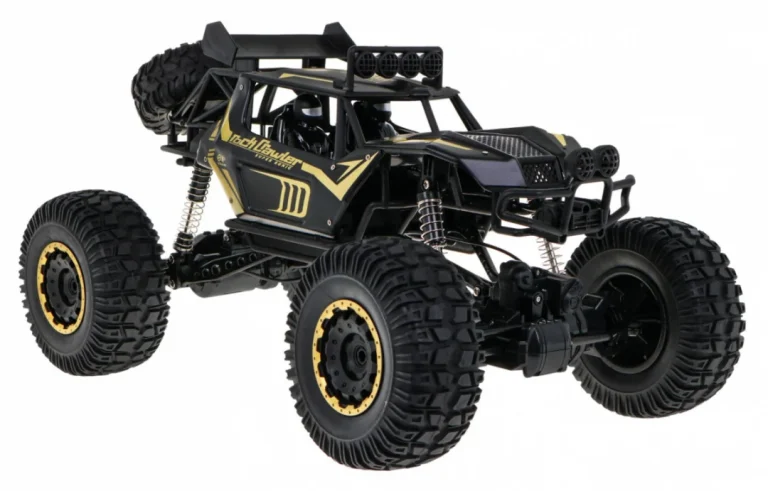Metal Rock Cruiser Za Djecu 3+ Model Na Daljinsko Upravljanje 1:8 S Pogonom Na Sva četiri, Crna 6