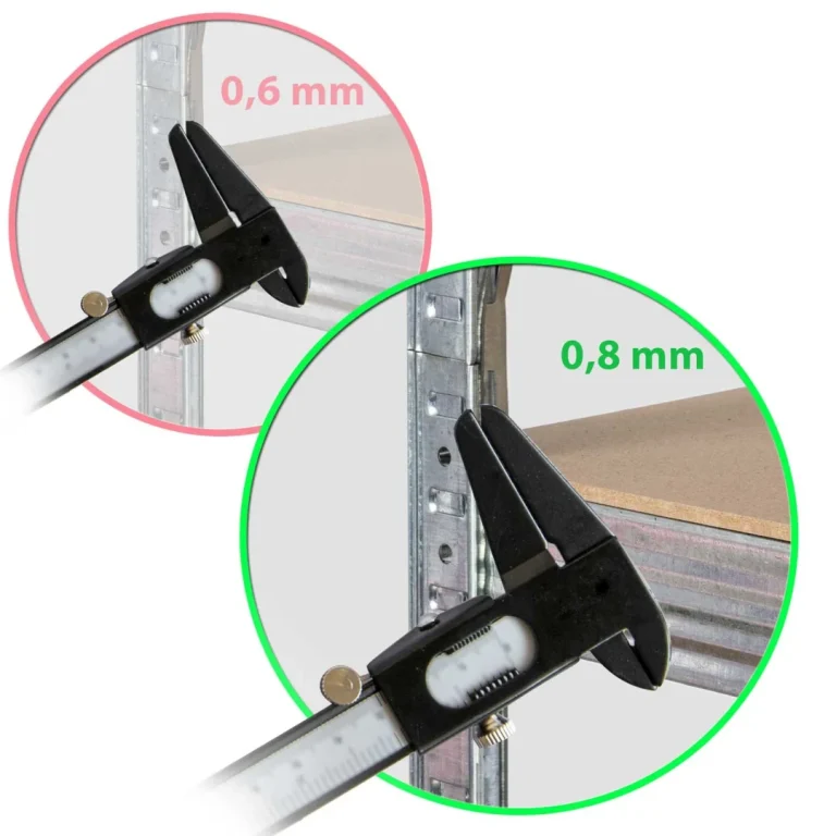 Metalna Polica Za Odlaganje 150 X 75 X 30 Cm Humberg 4840 6