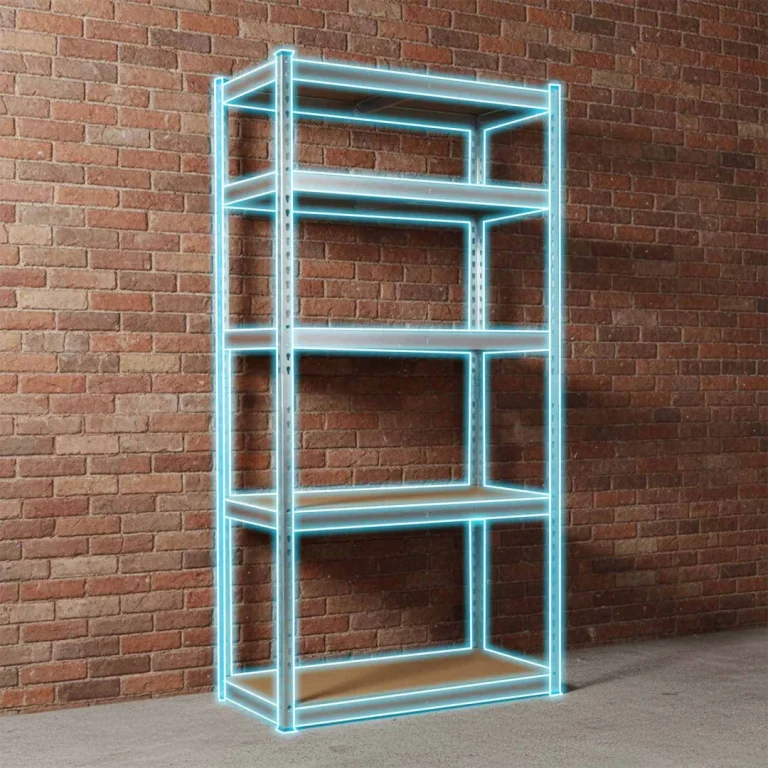 Metalna Polica Za Odlaganje 183 X 90 X 40 Cm Humberg Hr 853 Srebrna 10