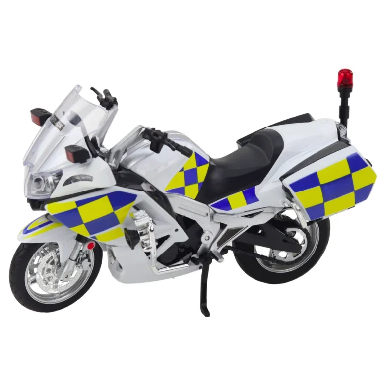 Metalna Svjetla Policijskih Motocikala Zvuči Bijelo 1:12 2