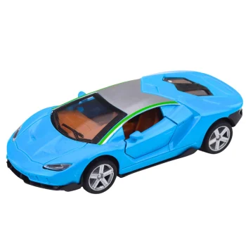 Metalna Svjetla Sportskog Automobila Zvuče Plavo 1:32 2