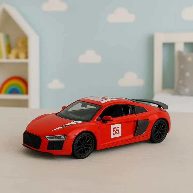 Metalna Svjetla Sportskog Automobila, Zvuk Crvenog Svjetla 1:43 4