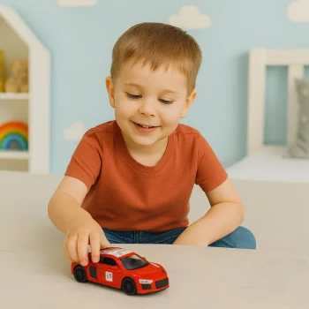 Metalna Svjetla Sportskog Automobila, Zvuk Crvenog Svjetla 1:43 6