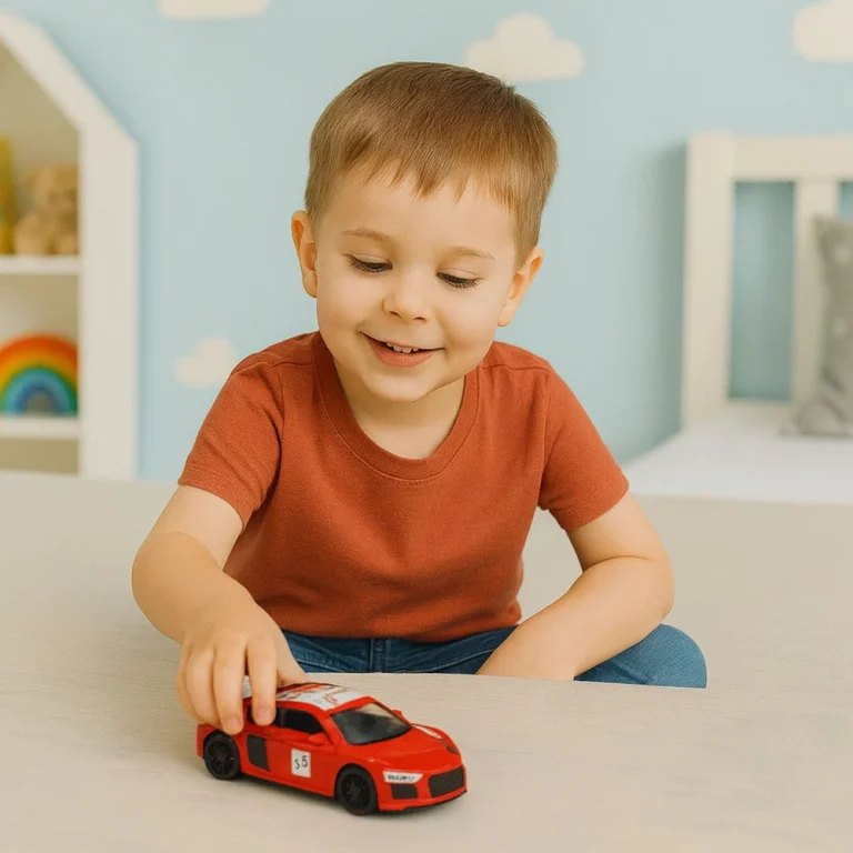 Metalna Svjetla Sportskog Automobila, Zvuk Crvenog Svjetla 1:43 6