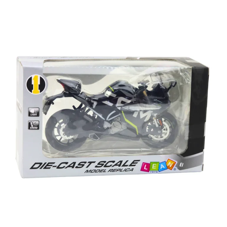 Metalna Svjetla Za Sportske Motocikle, Zvukovi, Crni 250 Sr 1:12 4