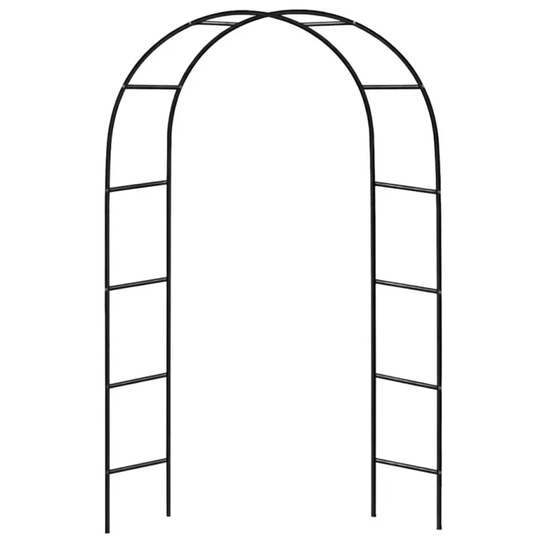 Metalna Vrtna Pergola Za Biljke, Potpora Za Penjačice, Luk 240x140 Cm 7